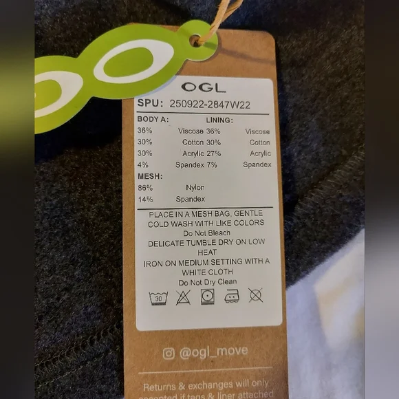 OGL Fitted Cozy Layering Women's Charcoal Turtleneck Sweater With Built-in Bra - Picture 4 of 8